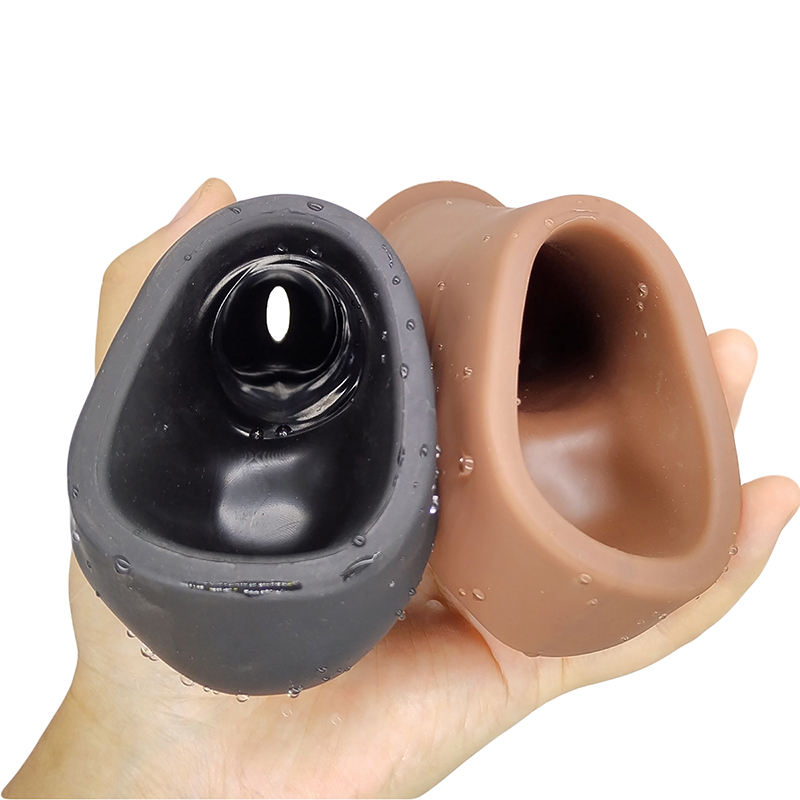 Jc- Z102#hete verkopen super zacht herbruikbare mannelijk seksspeeltjes penis uitbreiding mouw lul vergroting siliconen realistische dildo\'s voor mannen